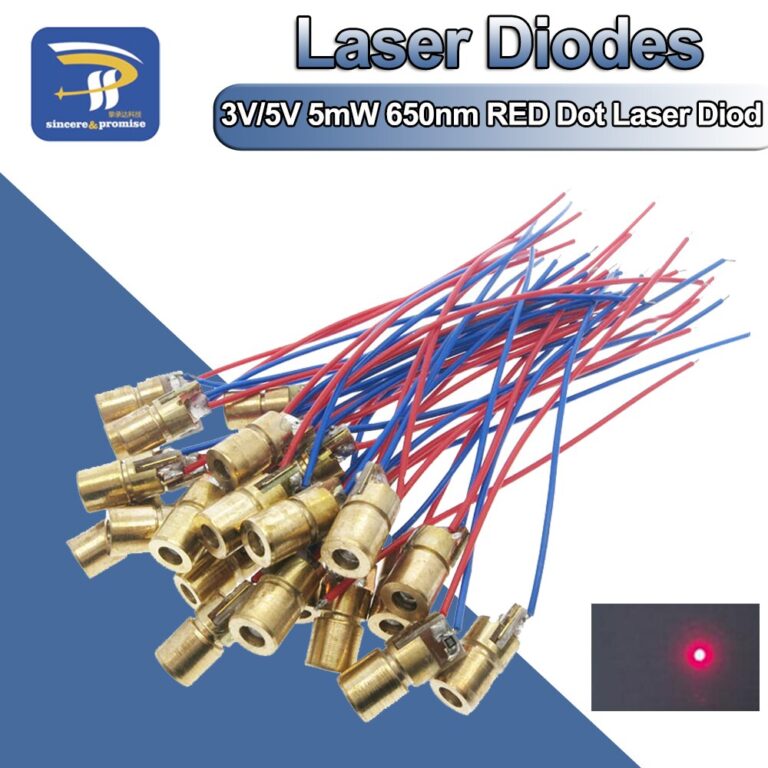 10PCS Adjustable Mini Laser Pointer Diode RED Dot Laser Diod Circuit 3V