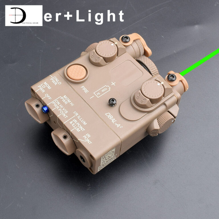 DBALA2 Red Green Dot Dual Beam Laser Sight Scout light Tactical DBAL