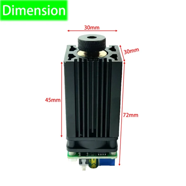 thumbnail image 2 of Laser Line Projector 520nm Green Light Cross Module Focusable Locator Generator Placement Position Guide For Cloth Fabric Heat Press Screen Printing Wood Stone Alignment 16mm Drill Press Laser Guide 2 of 11