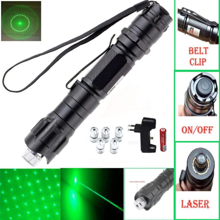 Green Laser Pointer High Powerful 5mw Lasers Pen Rifle Scope Adjustable 