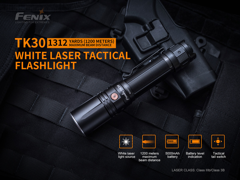 Fenix TK30 Tactical White Laser Flashlight (22)