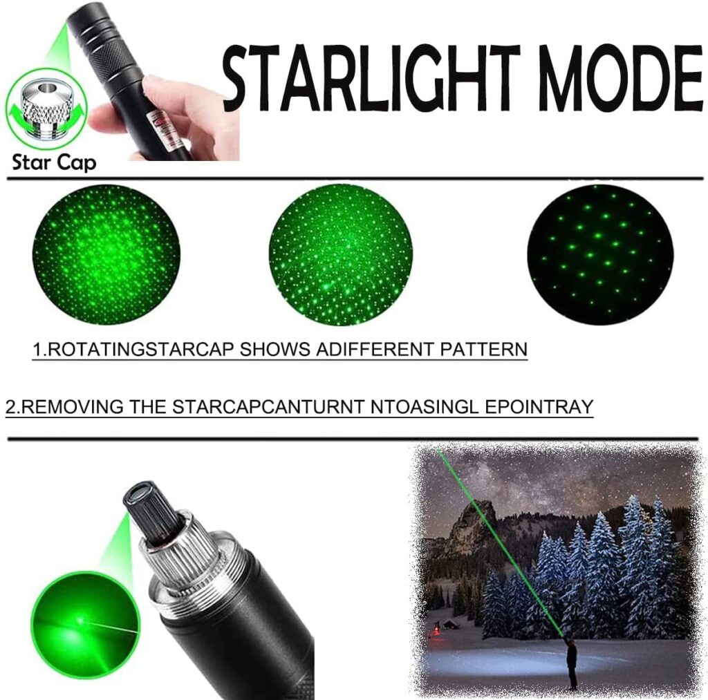 High Power Green/Red Laser Pointer 5mw 2000m Beam Flashlight Used for