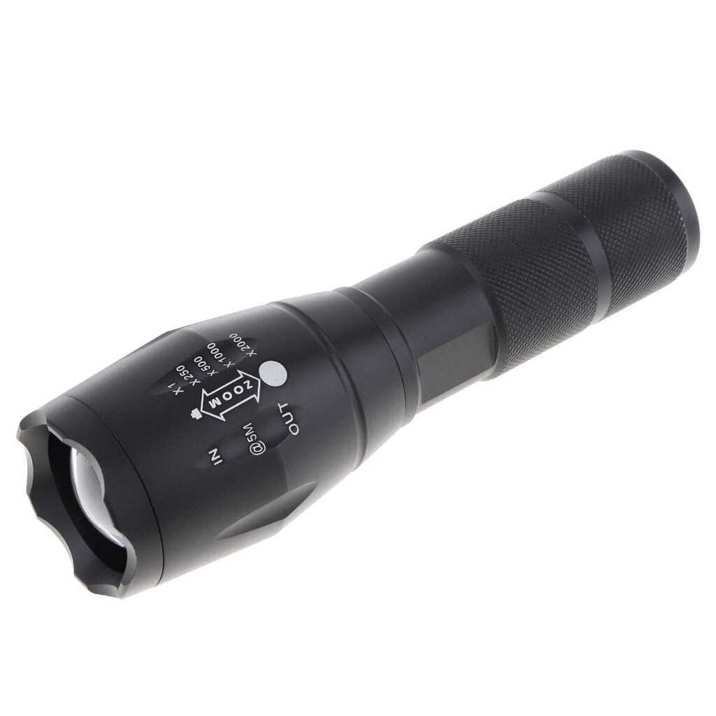 IR Hunting Flashlight Zoomable Focus 850nm LED Infrared Radiation IR ...