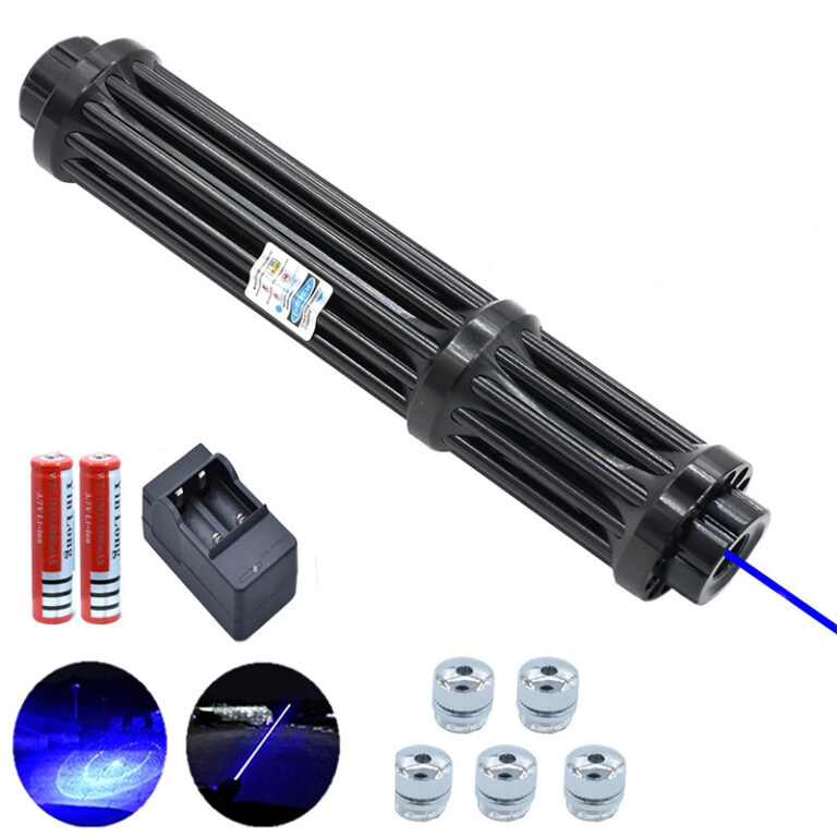 Laser Dazzler Self Defense 450nm 1000mw Blue LM810 Gatling Outdoor Hunting Selfdefense
