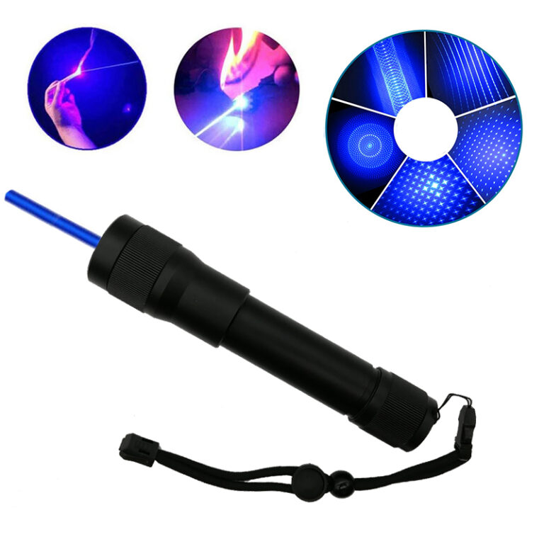 Laser Torch 450nm 1000mw Blue Light Military Flashlight Outdoor