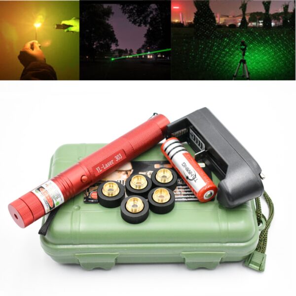 Military Green Laser Pointers 532nm 10000m High Power Lazer Flashlight ...