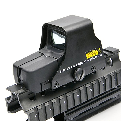 Mini Holographic Reflex Sight Red Green Dot Rifle Scope Tactical Light