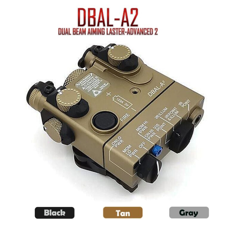 PEQ15A DBALA2 Dual Beam Aiming Laser IR & Red Laser LED White Light