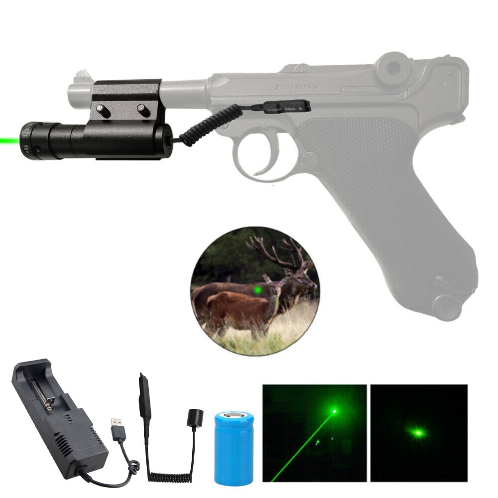 Red & Green Dot Laser Sight – 11mm/20mm Rail Mount, For Rifle & Pistol, Hunting Scope With 2-Year Warranty